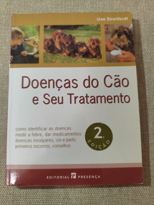Livro Doenças do cão e sei tratamento por Uwe Streitferdt
