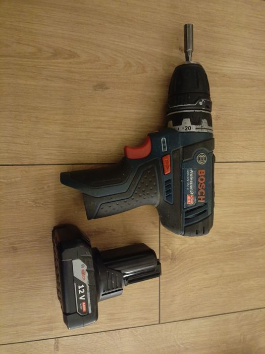 Wkrętarka akumulatorowa Bosch GSR 12v-15 FC akumulator bateria