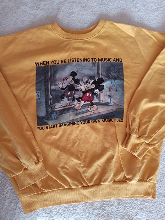 Bluza Myszka Miki Sinsay żółta