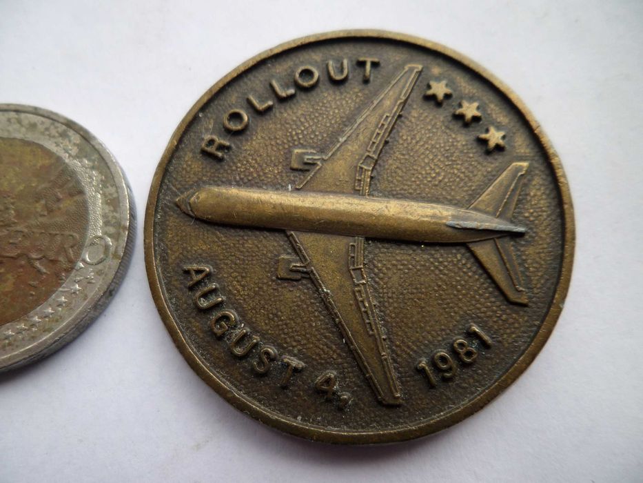 Medalha Boeing 767