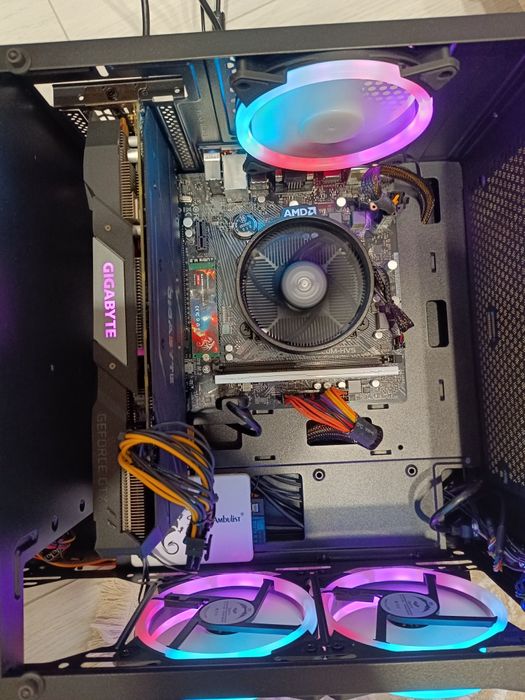 Ігровий пк Ryzen 5 5500 gtx 1660super 16ddr 4 256+512ssd