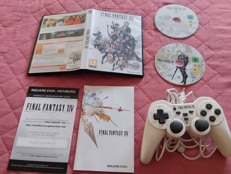 Jogo FF 14 + comando Oficial  FF14 para PC