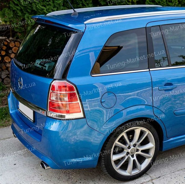 Спойлер на ляду, крышку багажнника для Opel Zafira B, реснички на фары Опель Зафира Б