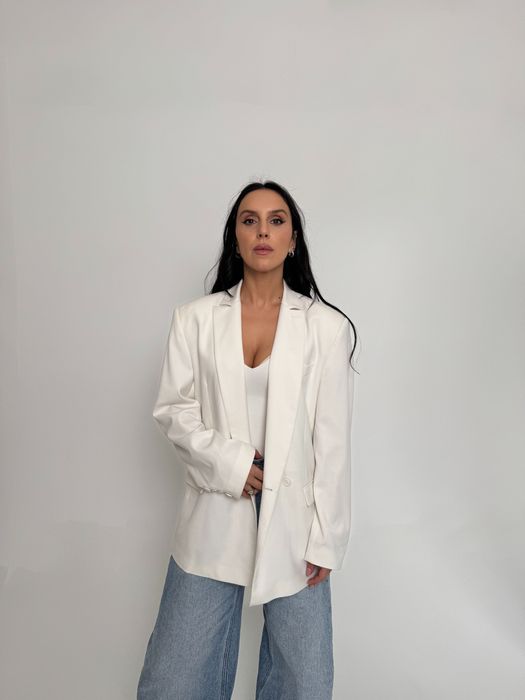 Білий жакет Natalia Novitska (38 розмір)