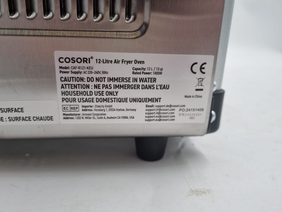 Cosori frytkownica beztluszczowa 12 l