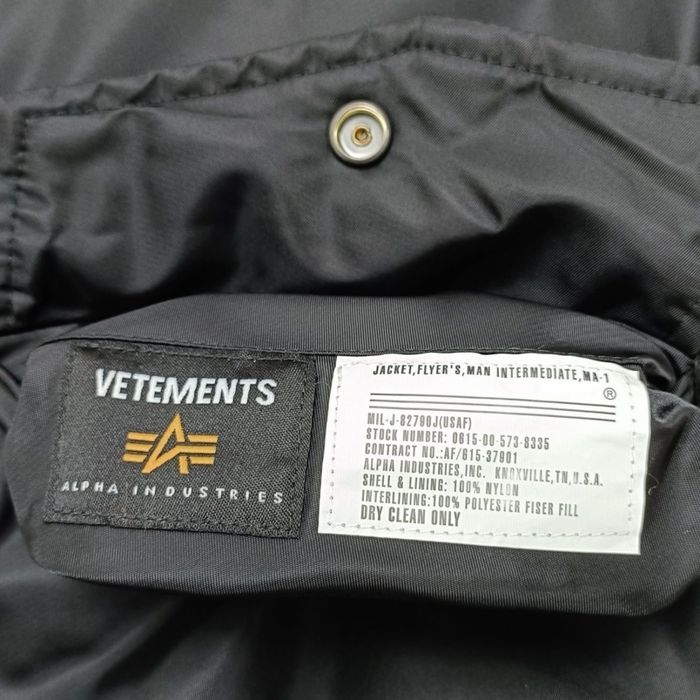 Бомбер Alfa Industries x Vetements/ альфа індастріс ветмо — zdjęcie 3