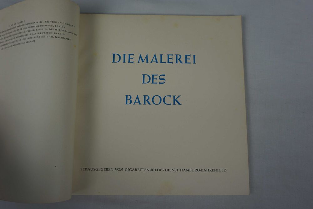 Album naklejki Malerei des Barock czysty 1940