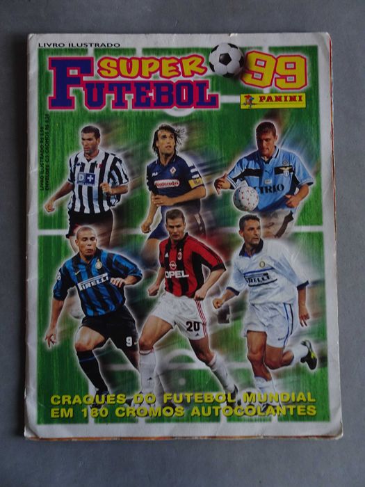 Caderneta de cromos completa de futebol - Super Futebol 99 - Panini