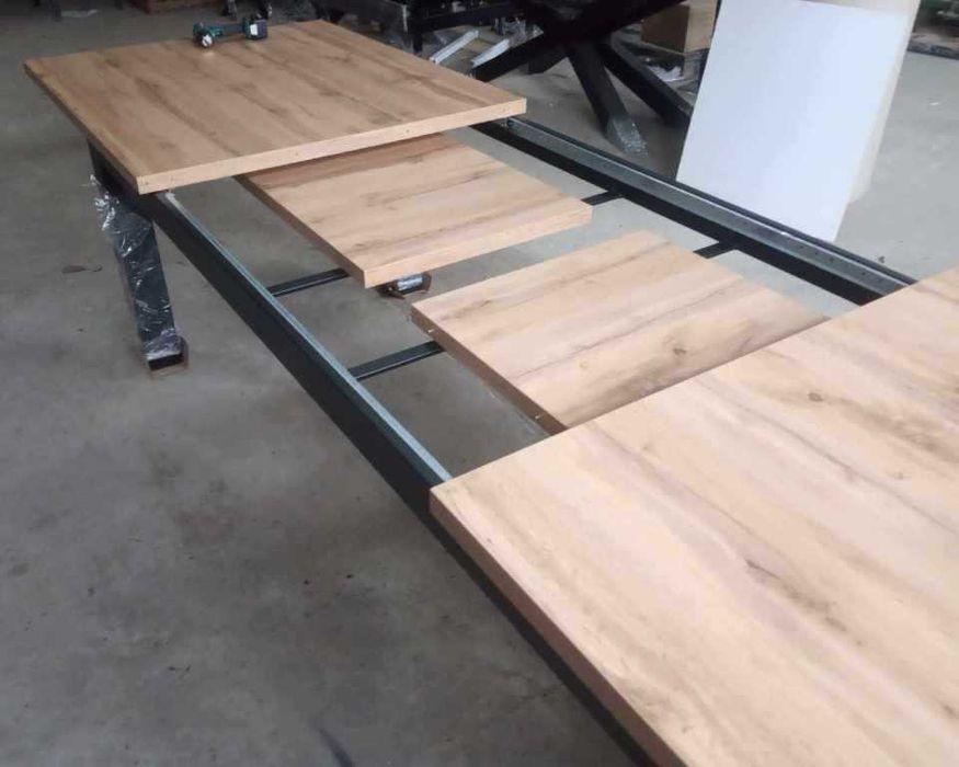 Stół rozkładany Loft TOBI 200(300)/100 Halifax Wotan Hikora Sonoma