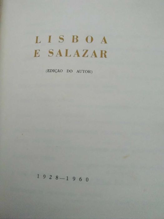 Lisboa e Salazar