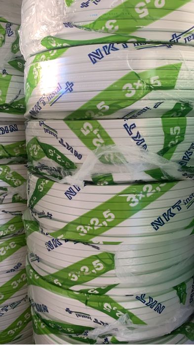 Przewód NKT Instal Plus YDYp Kabel 3x1,5 / 3x2,5. ZAPRASZAM.