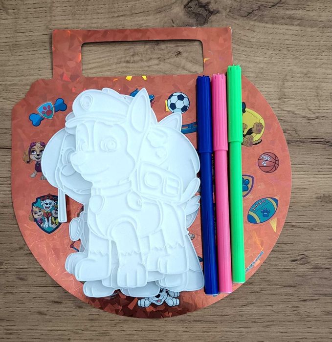 Brinquedo Educativo Patrulha Pata – Kit Pintura e Relevo 3D