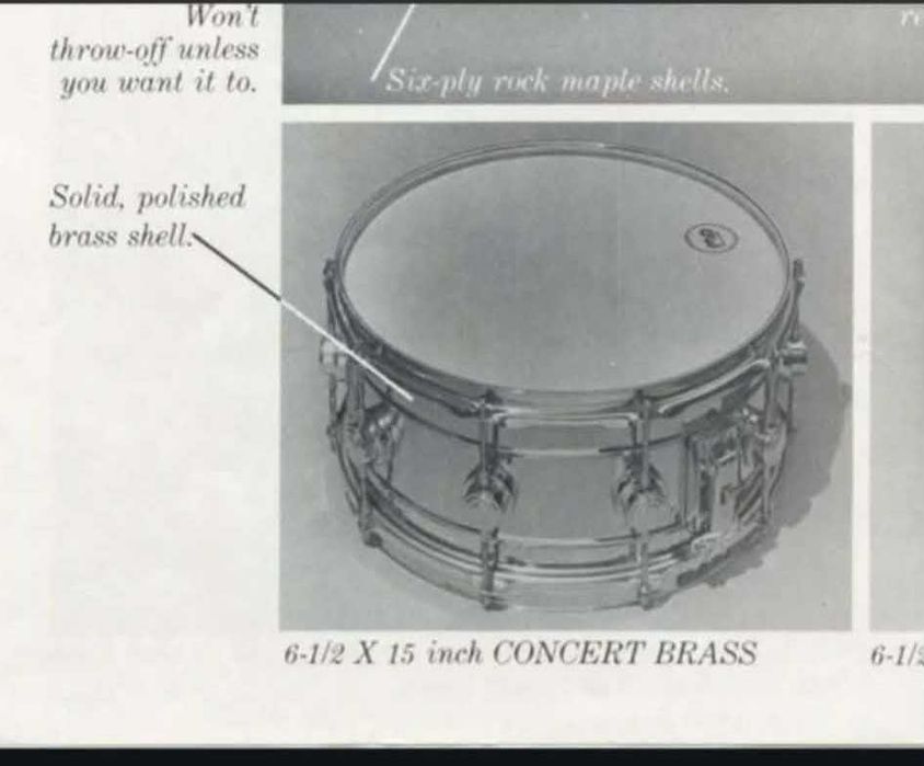 Sprzedam werbel DW  Concert Brass 14"x6,5"- Vintage