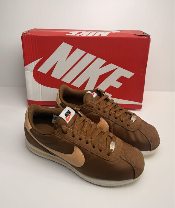 Buty sportowe Nike Cortez 40,5 sneakersy niskie brąz zamsz skóra