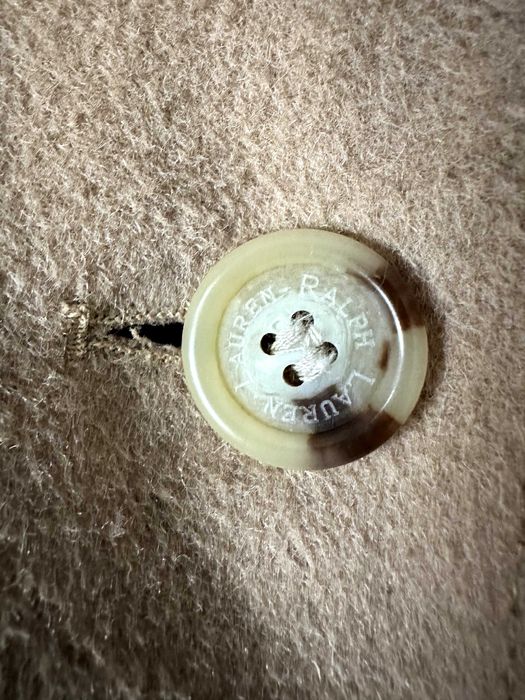 Płaszcz beżowy Ralph Lauren 36 S wełna