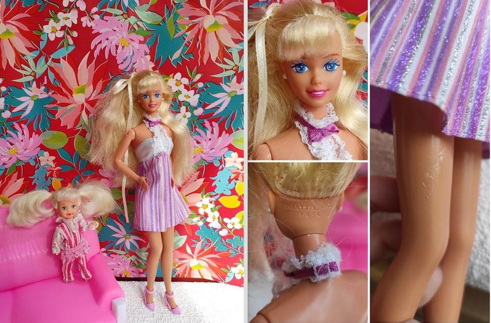 Strollin' Fan Barbie and Kelly Playset Mattel, 1995