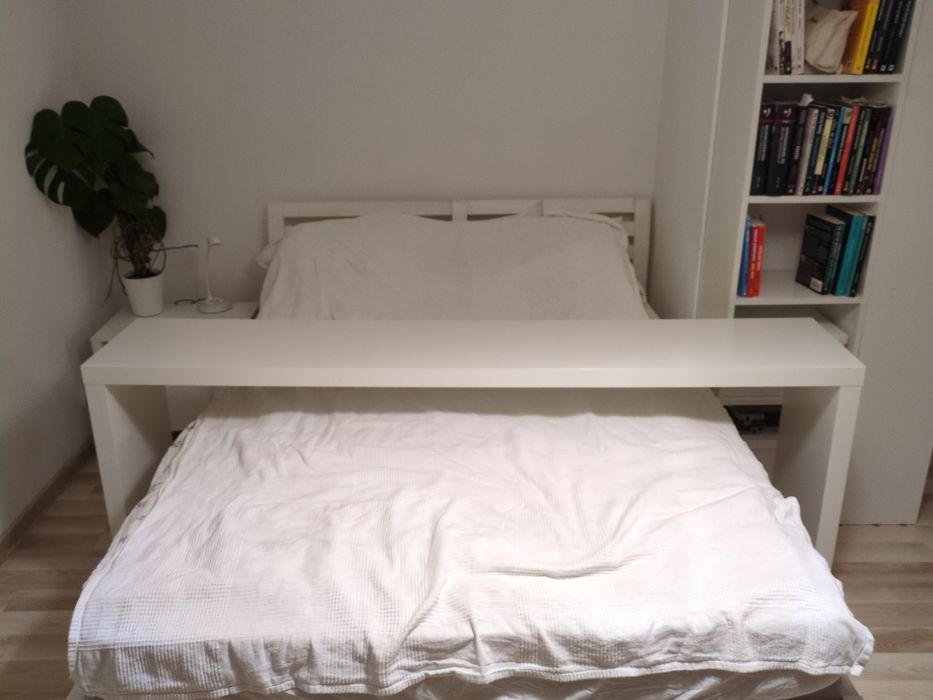 Ikea nadstawka nad lóżko półka biala