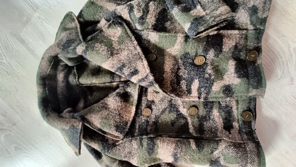 Włoska kurteczka żakiet moro, r. S