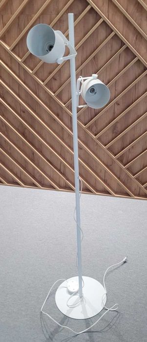 Lampa stojąca biała 150cm jak nowa