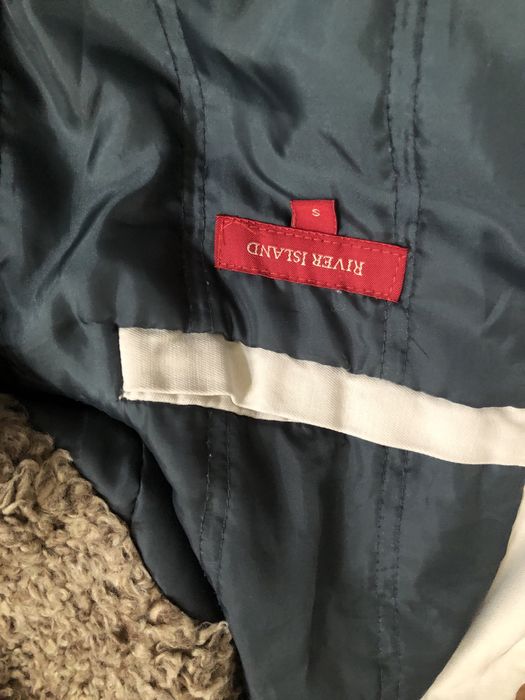 Bardzo ciepła kurtka zimowa (parka) River Island r.L z futrem
