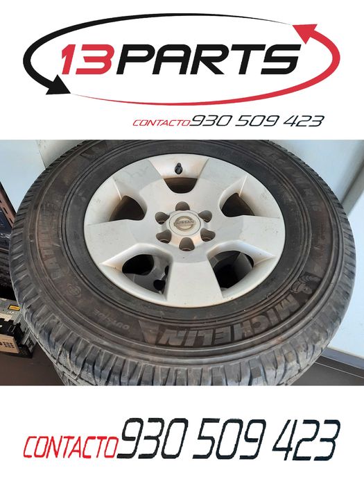 Conjunto 5 Jantes com Pneus Nissan Navara D40