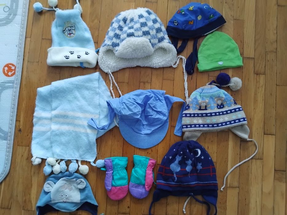 Шапочки на хлопчика від 6 місяців до трьох