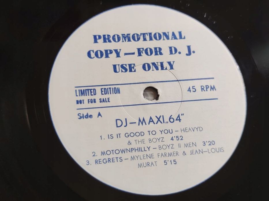 Various – Dj Maxi Single 64. Technotronic. 12'' 45Rpm VG++