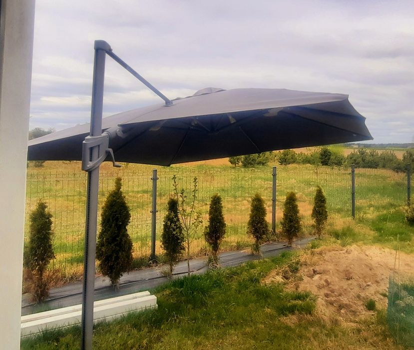 Parasol ogrodowy duży 3x3m