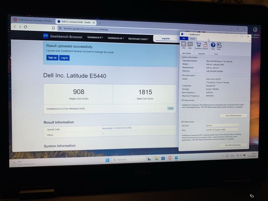 Solidny dell latitude e5440 gry, wysylka