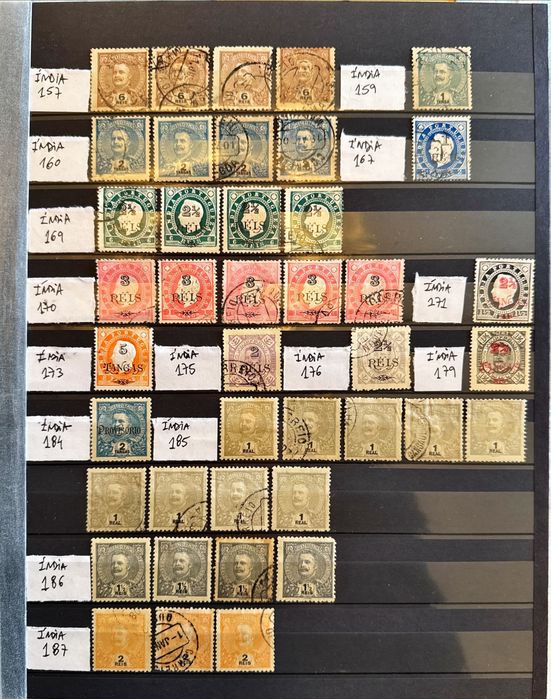Selos Índia - Portugal ex-colónias +520 selos