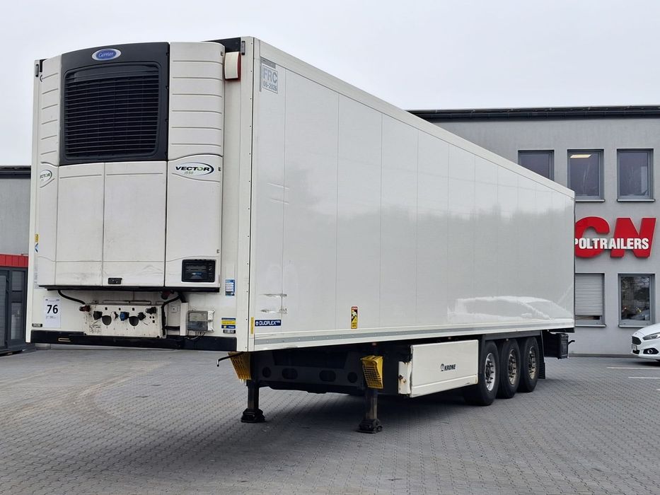 Krone Chłodnia Carrier Vector 1550  Chłodnia Agregat Carrier Vector 1550, dobre opony