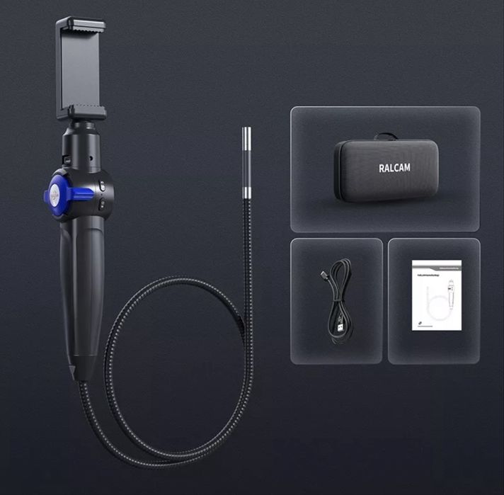 Відео фото ендоскоп, інспекційна камера бороскоп, Ralcam