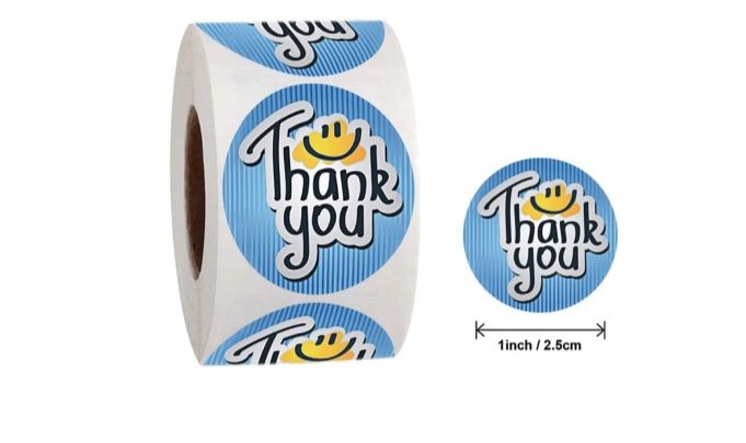 Наклейки на подарки, в ассортименте