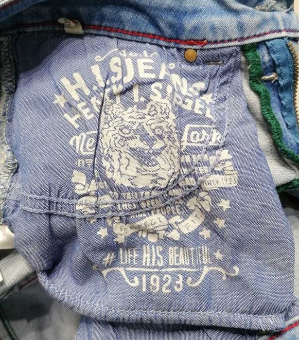 R) H.I.S damskie spodnie jeansowe Roz.34/33