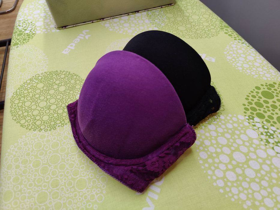 Bardotka fioletowa 80C H&M
