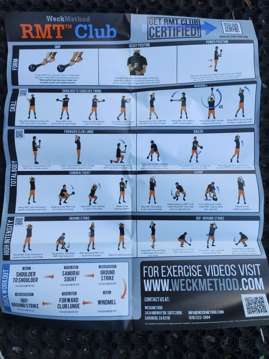 Maczuga treningowa RMT CLUB WeckMethod