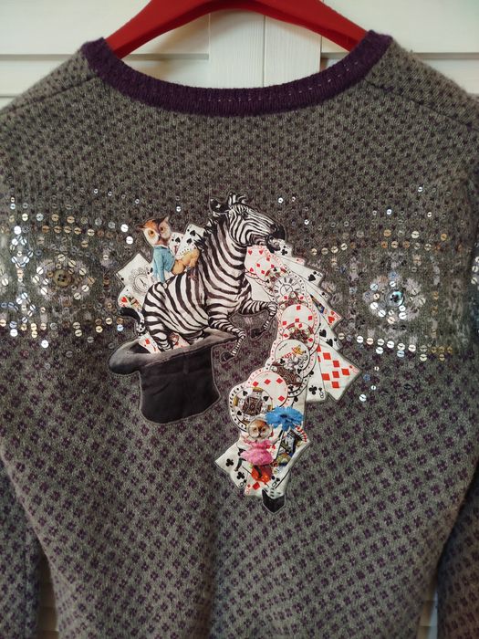 Lark Rising дизайнерский джемпер фотосессии раз.М шерсть