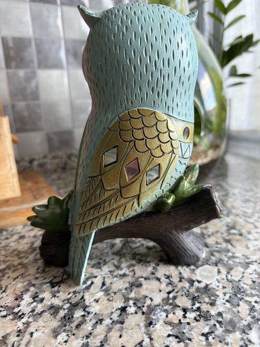 Mocho em gesso pintado