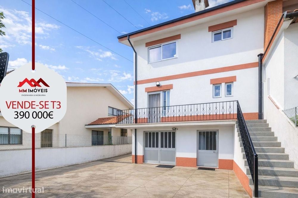 Moradia T3 | Maia - Mogos | Garagem | Jardim | Terraço