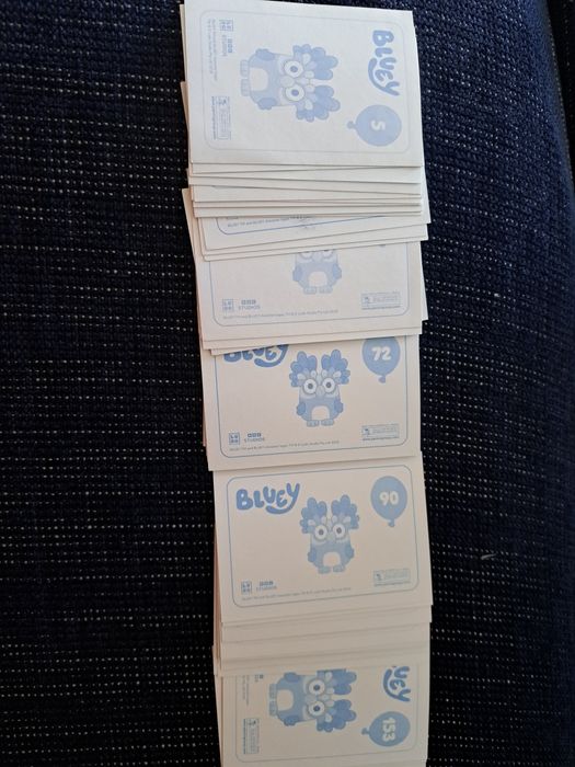 Cromos Caderneta Bluey