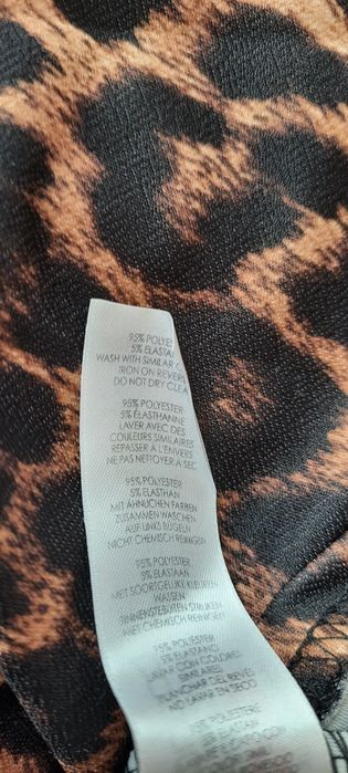 Sukienka damska w panterkę r. L nowa