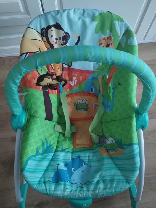 Bujaczek Bright Starts + ubranka chłopięce 62/68