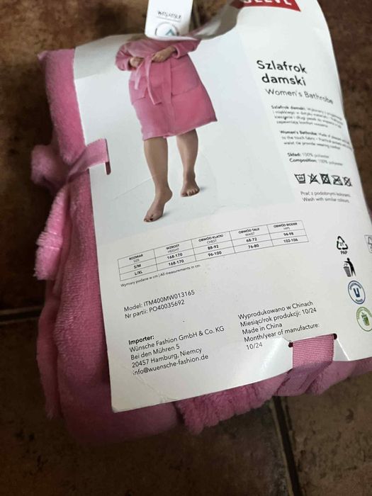 Nowy szlafrok damski L/XL