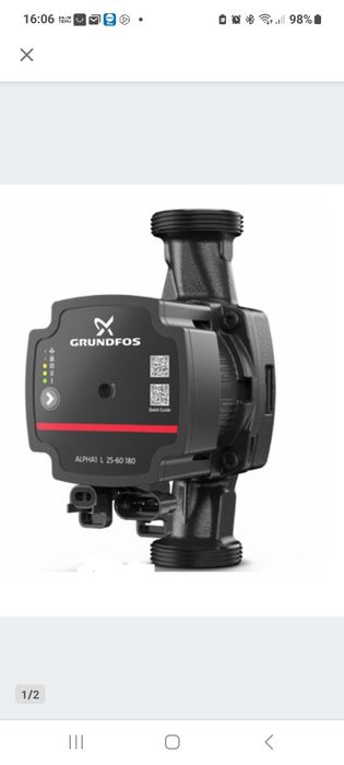 GRUNDFOS Pompa Obiegowa ALPHA1 L 25/60_180