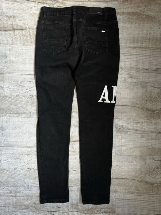Джинсы черные Amiri (slim fit)