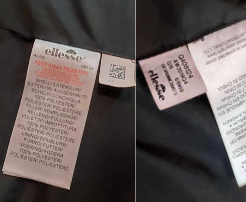 Куртка Ellesse Nuota (р XXL ) Оригінал чоловічий пуховик синтетичний