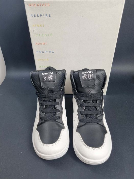 Buty Geox J Xled B.A-Synt + Tumb.Synt
