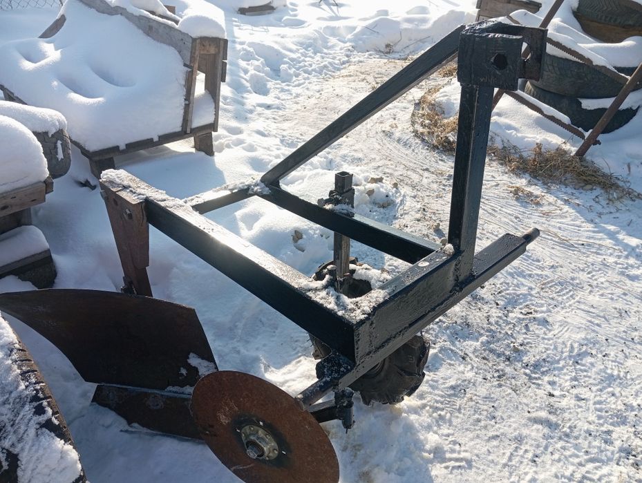 Плуг 1-35 до міні мото трактора