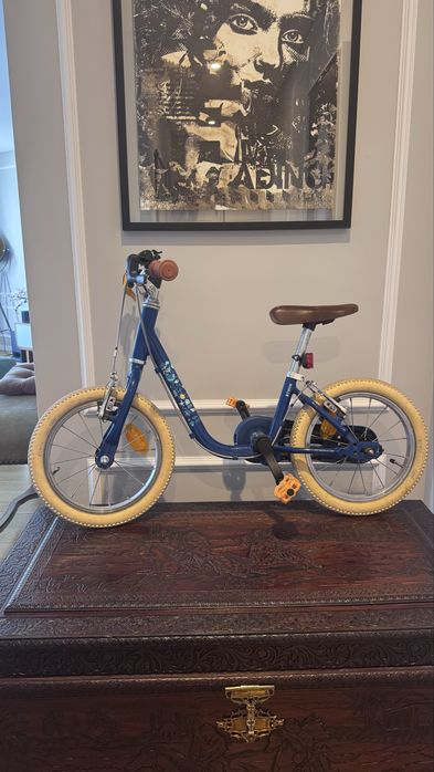 Bicicleta criança B’Twin vintage 16 polegadas como nova