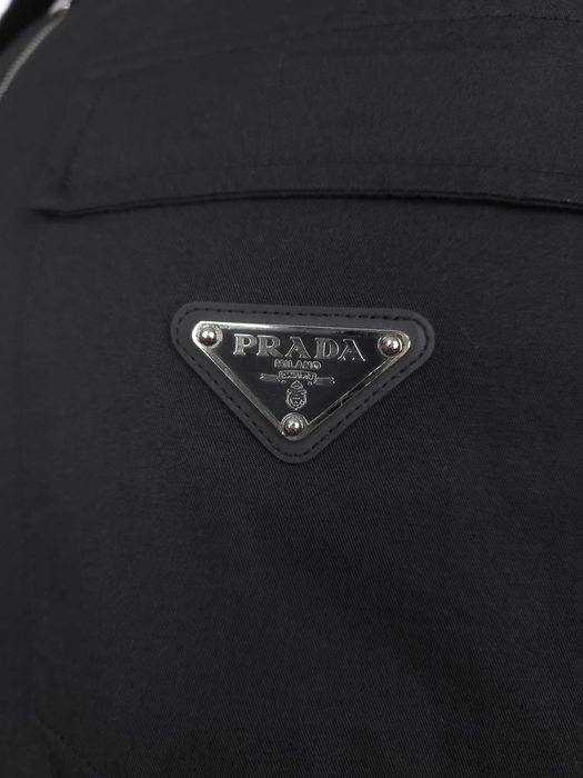 Prada koszula czarna na zamek